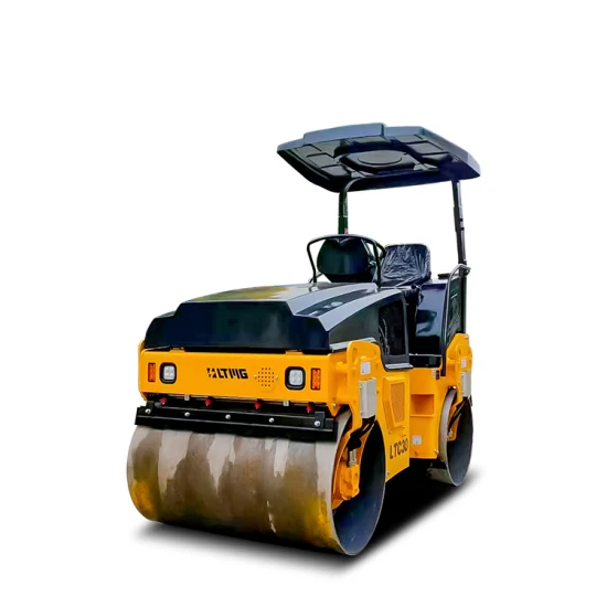 Ltmg Mini Asfalto Vibratório de Cilindro Único Duplo 1 Ton 2 Ton 3 Ton Road Roller