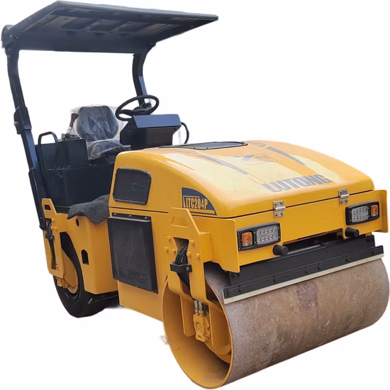 Mini rolo compactador para pavimento de concreto Gement fabricado na China